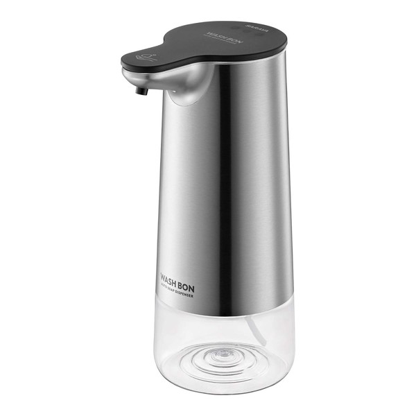 Saraya UD-6600F-SS 41736 Washbon Auto Soap Dispenser, 13.5 fl oz (400 ml), Large Capacity, Stainless Steel, Foam, No Touch Type