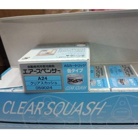 Air Spencer Cartridge Clear Squash Scent 5-Pack Car Air Freshener, Heavy Duty, Last Long, JDM AS A24 Eikosha Japan