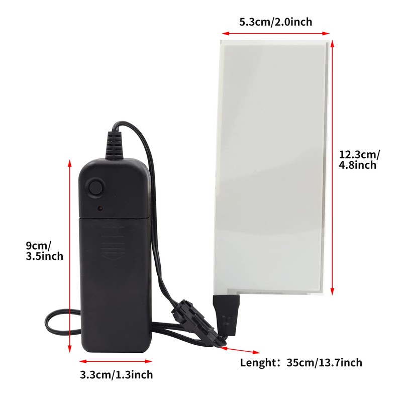 Aoling EL Panel, OLED Lighting, EL Sheet, Ice Blue, 3V