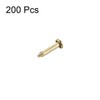 sourcing map Small Tiny Hardware Nails Iron 1.2X6mm(DXL) for DIY