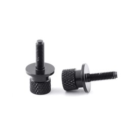 MOTO4U Motorcycle Quick Release Screw Tool Aluminium Side Panel Bolts Thruxton Bonneville Scrambler T100 For Triumph One Pair In Black