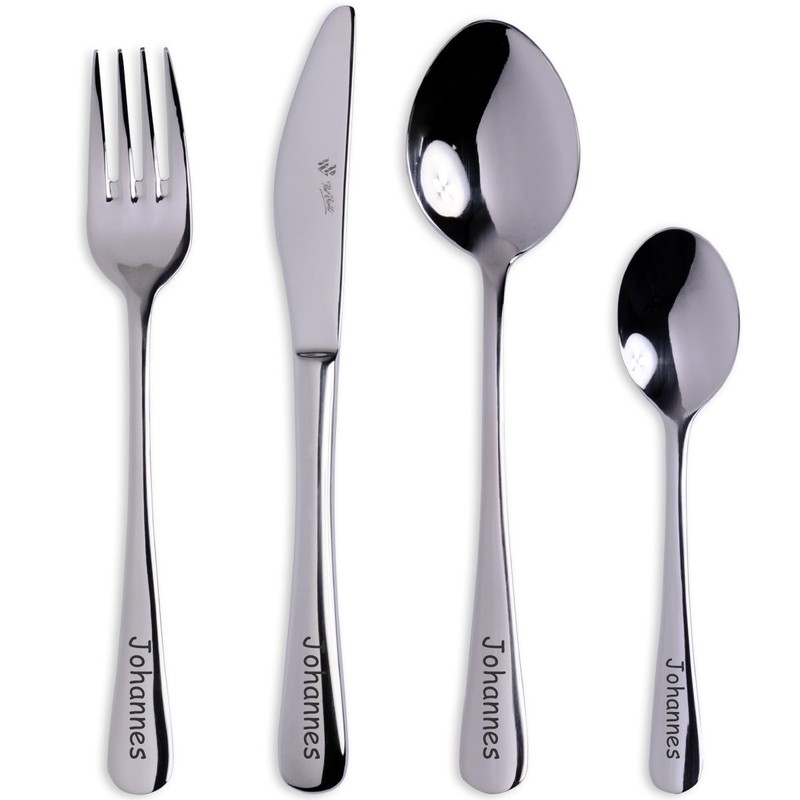 Paul Wirths Bestecke KB023 Children's Cutlery Set 4 Pieces Including