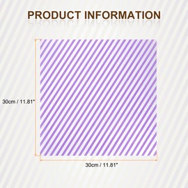 HARFINGTON 100pcs Square Stripes Wax Paper, 12" x 12", Oil-absorbing Dry Food Wrapping Paper for Sandwich, Baking, Picnic, Hamburger Wrap