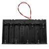 E-outstanding 12V Battery Holder 8X 1.5V AA Battery Storage Case