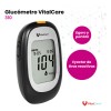 Kit Glucómetro 310 Vitalcare Con 50 Tiras + 100 Lancetas