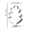 10.6 cm Oak Leaf Cookie Cutter - Stainless Steel