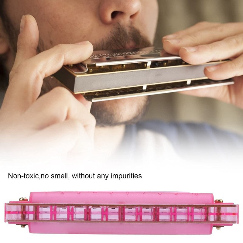 Harmonica, Practical Non-toxic Plastic Harmonica For A Great Gift For