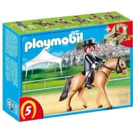 Playmobil 5111 Caballo Con Establo Verde Y Beis Metepec
