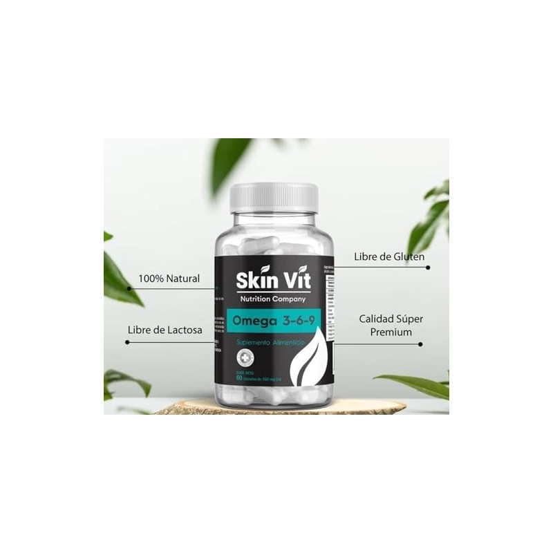 Omega 3 6 9 Súper Premium 550 mg 100 Orgánico