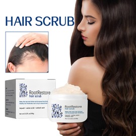 Hair Scrub Natural Scalp Exfoliating Hair Scrub Hair Scalp with Comb Scalp Cleanser Gentle Exfoliating Scalp Anti Dandruff Massage Brush Promotes Healthier Hair Growth