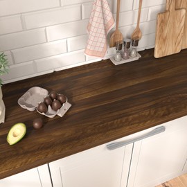 EaseStick 15.7"x160" Thick Brown Wood Grain Contact Paper Waterproof Vintage Faux Wood Peel and Stick Wallpaper Self Adhesive Vinyl Countertop Wrap Brown Removable Wallpaper for Cabinets Desk Shelf