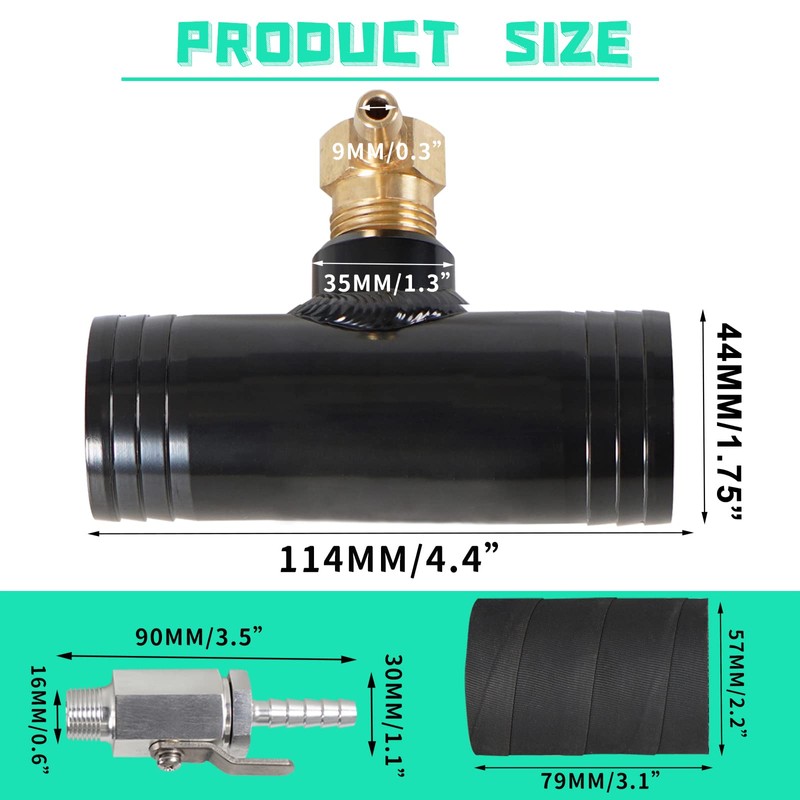 YESHMA 1-3/4" Diesel Auxiliary Fuel Tank Install Kit Compatible with