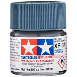 Tamiya 81787 XF-87 Ijn Gray (Maizuru A) - 10 ml / 0.33 onzas líquidas