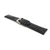 Bandini 18mm Mens Italian Leather Watch Band Strap - Black