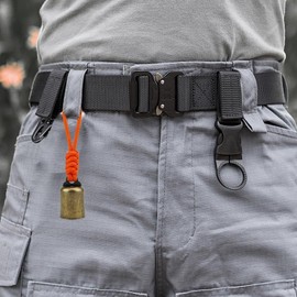 Bear Bells for Hiking,Loud Bear Bell Vintage Metal Hiking Bell - Multi-Purpose Outdoor Supplies Bag Pendants with Silencer for Hiking & Climbing