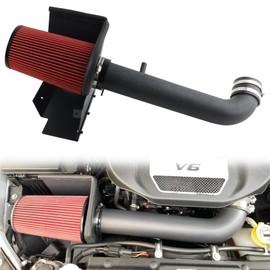 RiAiCiING Cold Air Intake kit with Heat Shield Fit for 2012-2018 Jeep Wrangler JK 3.6L V6