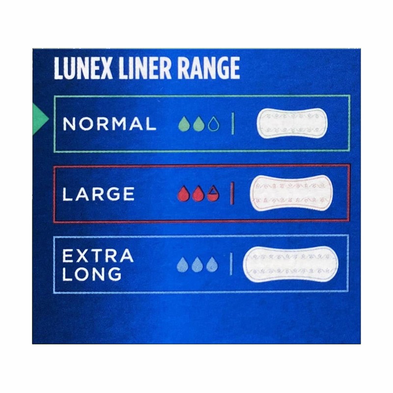 LUNEX Breathable Ultra Thin Normal Panty Liners 32 Pack (1,