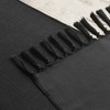 Artoid Mode Black Boho Rural Rustic Farmhouse Tassel Table Runner,