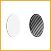 Partuto 4pcs 60mm Car Wheel Center Hub Cap Sticker Emblem
