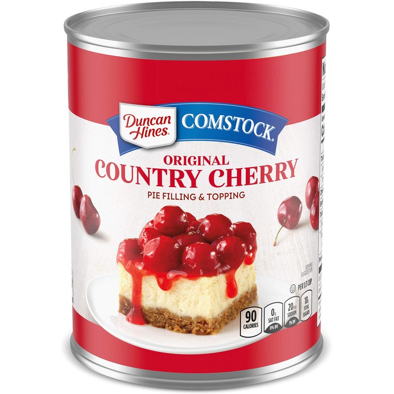 Duncan Hines Comstock Original Country Cherry Pie Filling and Topping,