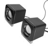 1 Pair Mini USB2.0 Speaker Computer Laptop Desktop Wired Stereo