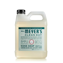 MRS. MEYER'S CLEAN DAY Liquid Hand Soap Refill, Birchwood Scent, 33 Ounce Bottle