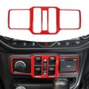 SQQP Center Console Window Control Switch Button Panel Cover Fit