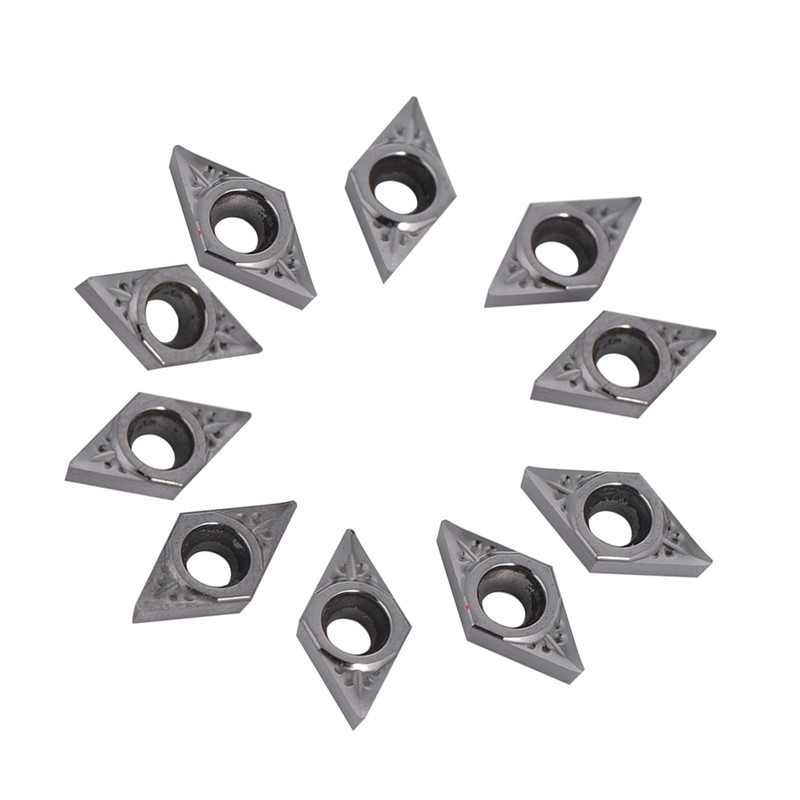 10Pcs/set CNC Carbide Tip Inserts Blade Cutter Lathe Turning Tool