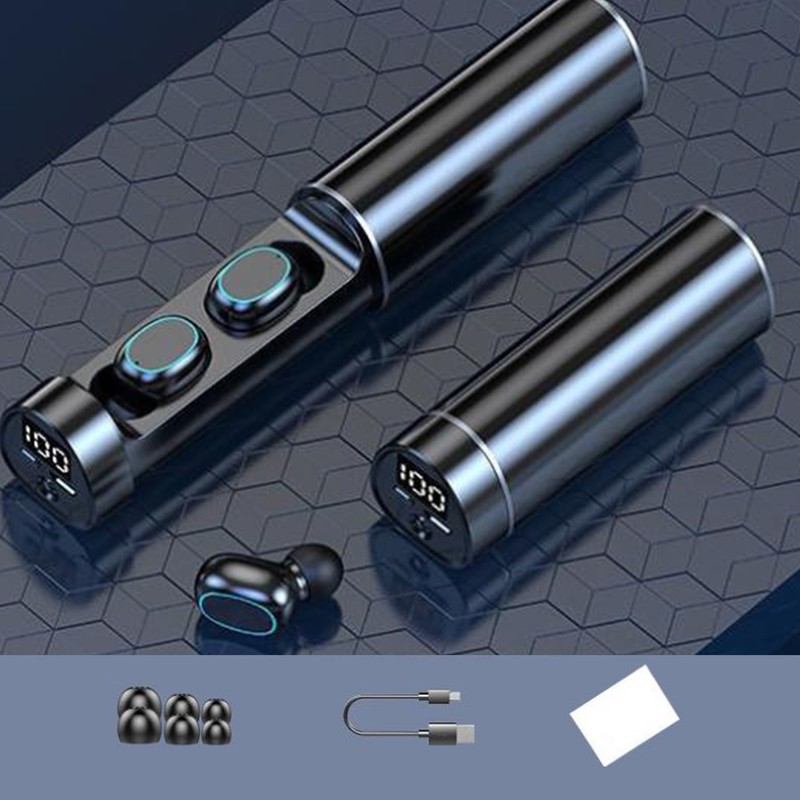 Mini Bluetooth Earbuds Touch Control LED Display Waterproof Wireless Sports