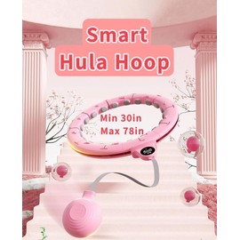 Smart hula hoop,convenient fitness, exercise, Intelligent hula hoop, Magnetic massage for household hula hoop,for lazy people - Size: 14 links