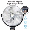 Optimus F-4205 20" Industrial Grade HV Oscillating Stand Fan
