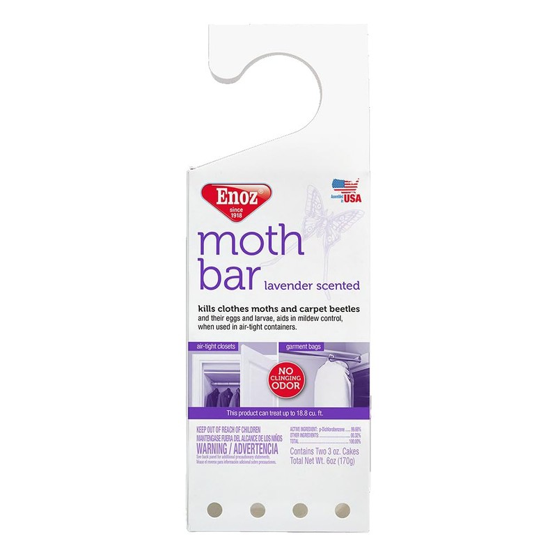 Moth Bar Lavender Scented - 6 oz (Pack of 6)