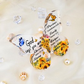 Spiritual Gifts for Women Christian Stuff Sunflower Desk Accessories Sunflower Decor Christian Stocking Stuffers Christian Christmas Gifts Religious Christmas Gift Religious Stocking Stuffers