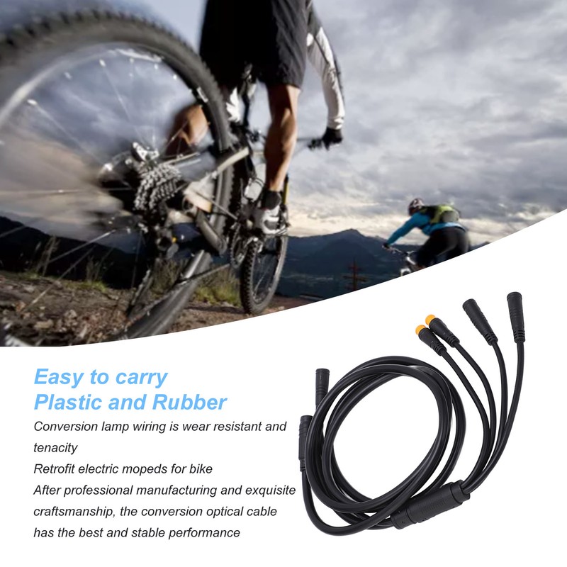 1 to 5 Electric Bike Cable Plastic Rubber Lithium Battery