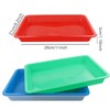 5pcs Reusable Trays Non-Slip Trays Multicolor Play Trays Art Activity