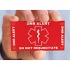 DNR Do Not Resuscitate Wallet Card (DNR-101) Quantity: (2)