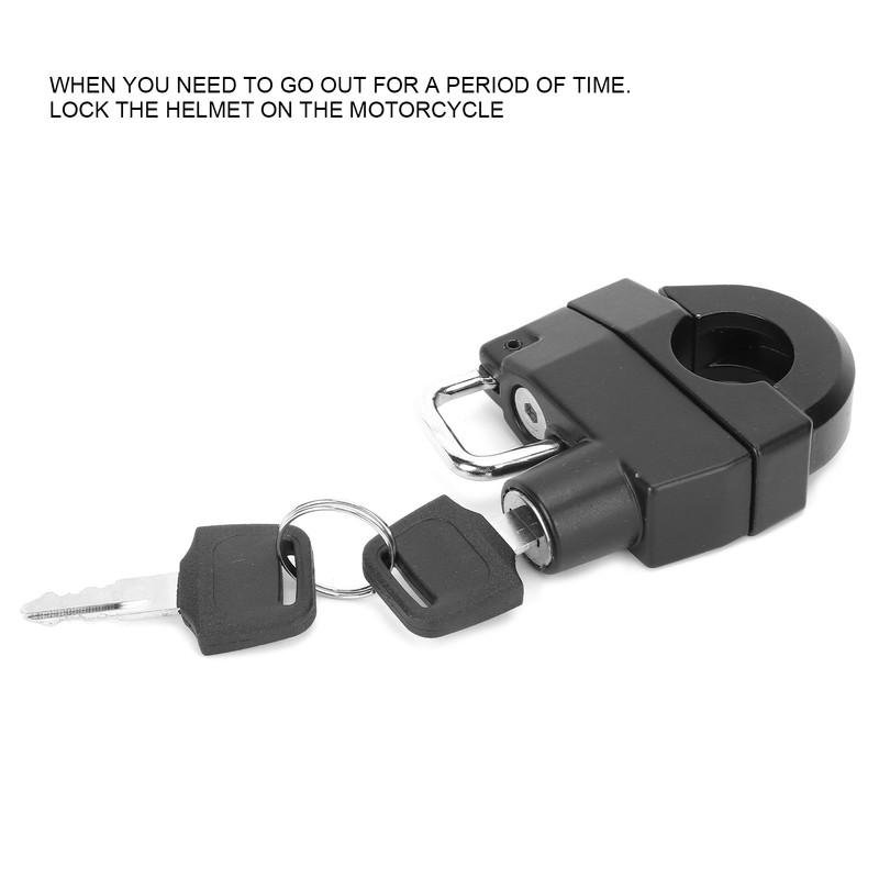Motorcycle Helmet Lock Keys AntiTheft Holder Security Parts Universal for