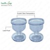 HealthAndYoga™ ChillEyes Transparent Eye Wash Cups for Effective Eye Cleansing
