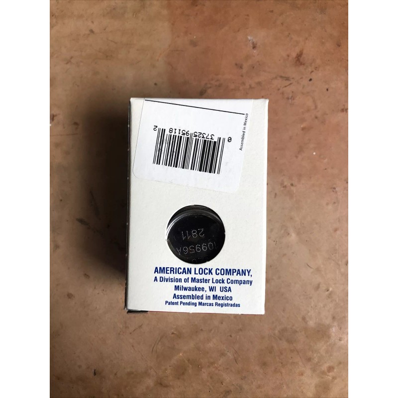 American Lock Guard Key:420 American Locks A400K Combination Lock New