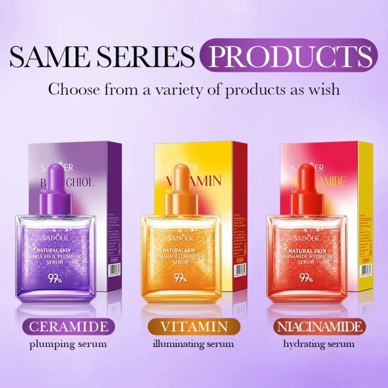 Bakuchiol Niacinamide Vitamin C Anti-aging Facial Serum Todo Tipo De