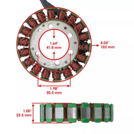 For Arctic Cat Stator for Arctic Cat 300 2X4 4X4 1998 1999 2000-2004 2005 Arctic Cat Magneto