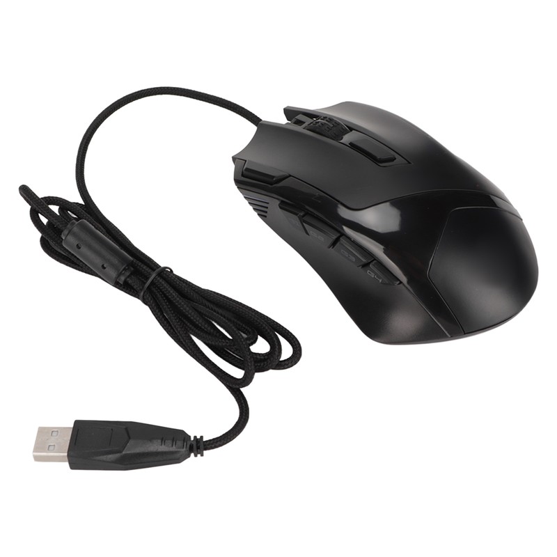 Gaming Wired Mouse RGB 6 DPI Levels High Accuracy Black
