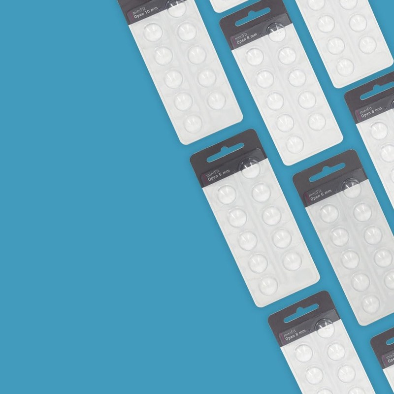 Hearing360 MiniFit Open Dome Hearing Aid Domes Compatible with Oticon