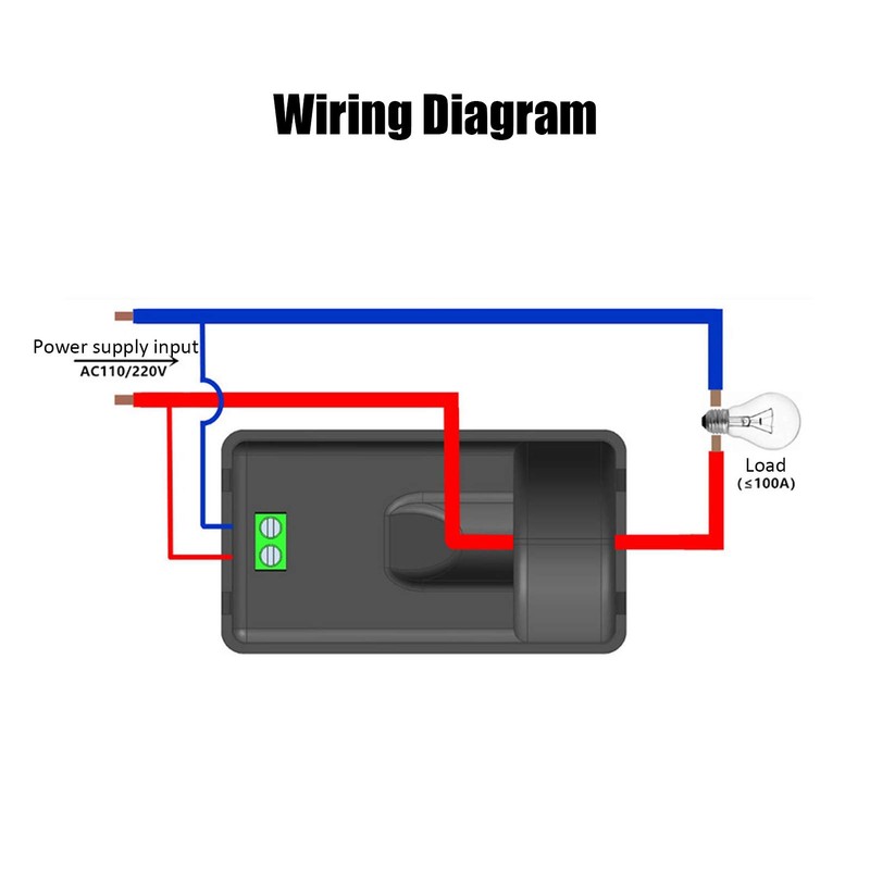 Voltage Current Meter Ammeter Voltmeter AC 40-400V 100A Voltage Current