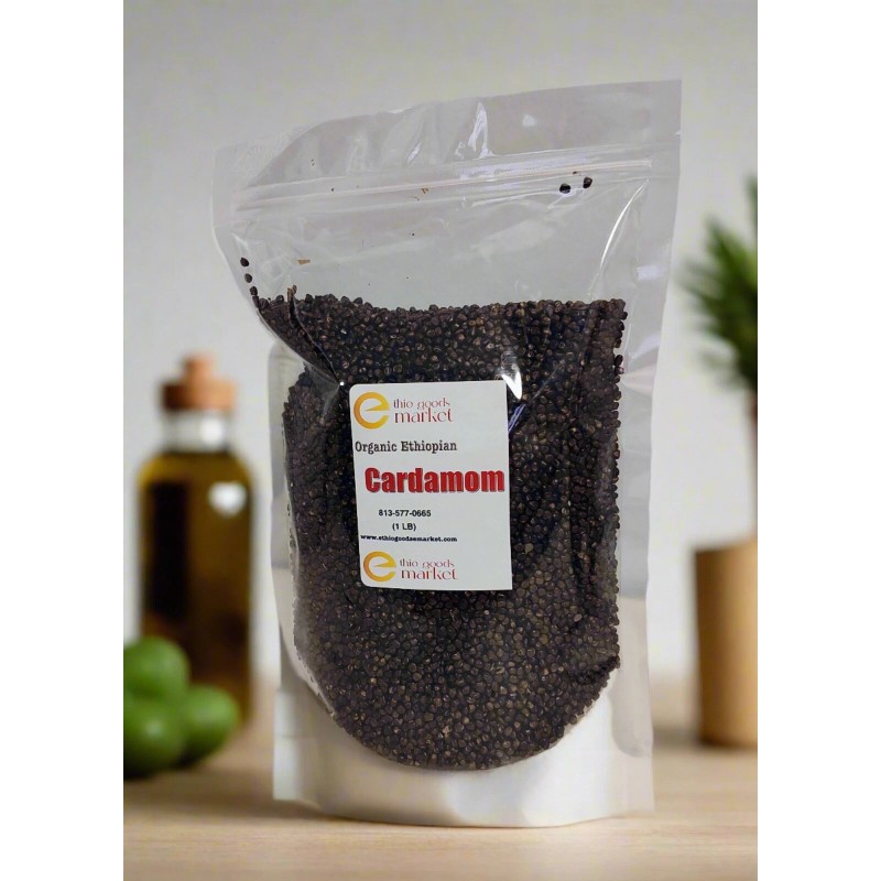 Ethio Goods eMarket Organic Ethiopian Cardamom Whole Roasted - 4
