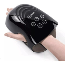 cotsoco Cordless Hand Massager with Heat and Compression for Arthritis and Carpal Tunnel - Black