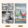 HOMTERN Refrigerator Organiser, Kitchen Drawer Organiser, Fridge Hanging Drawer Storage,