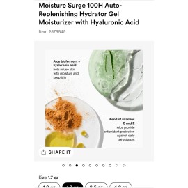 Clinique  Clinique  MOISTURE SURGE BROAD SPECTRUM SPF 28 SHEER HYDRATION.  NIB 1.7 Oz