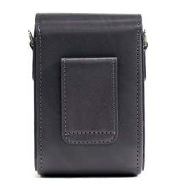 MegaGear MG1560 Sony Cyber-Shot DSC-RX100 VI, DSC-RX100 V, DSC-RX100 IV Leather Camera Case with Strap - Grey