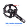 Bolany 34T Bike Single Crankset 104 BCD 7‑12 Speed Square